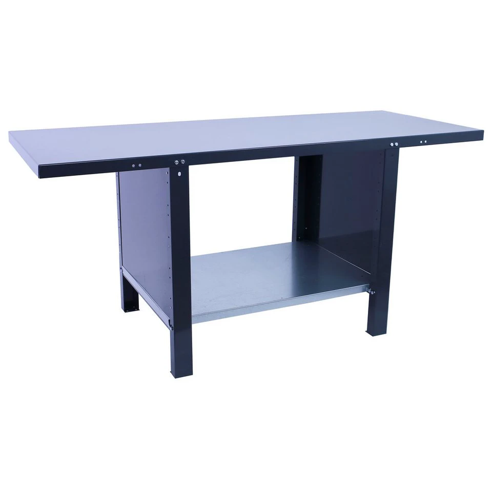 PROREGAL Werkbank Arbeitstisch BUFFALO METAL 83x120x73 Anthrazit