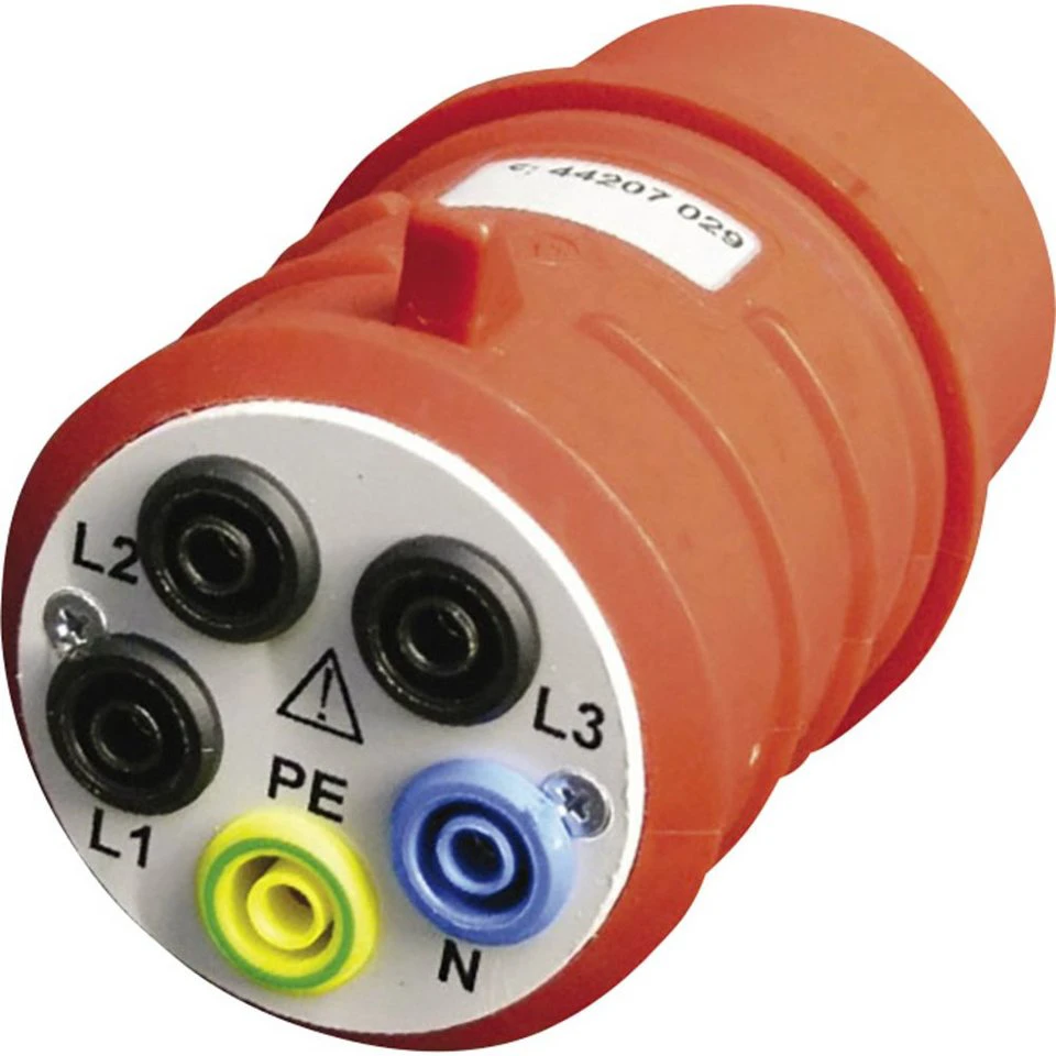 Beha Amprobe Messadapter DAA-32 CEE-Stecker 32 A 5polig 4-mm-Buchsen