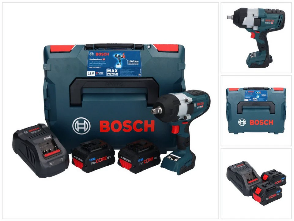 Bosch Professional GDS 18V-1000 C Akku-Drehschlagschrauber 18 V 1000 Nm