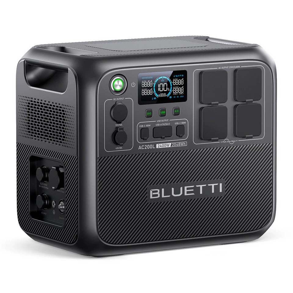 BLUETTI AC200L Stromerzeuger 2400W 2048Wh Powerstation LiFePO4