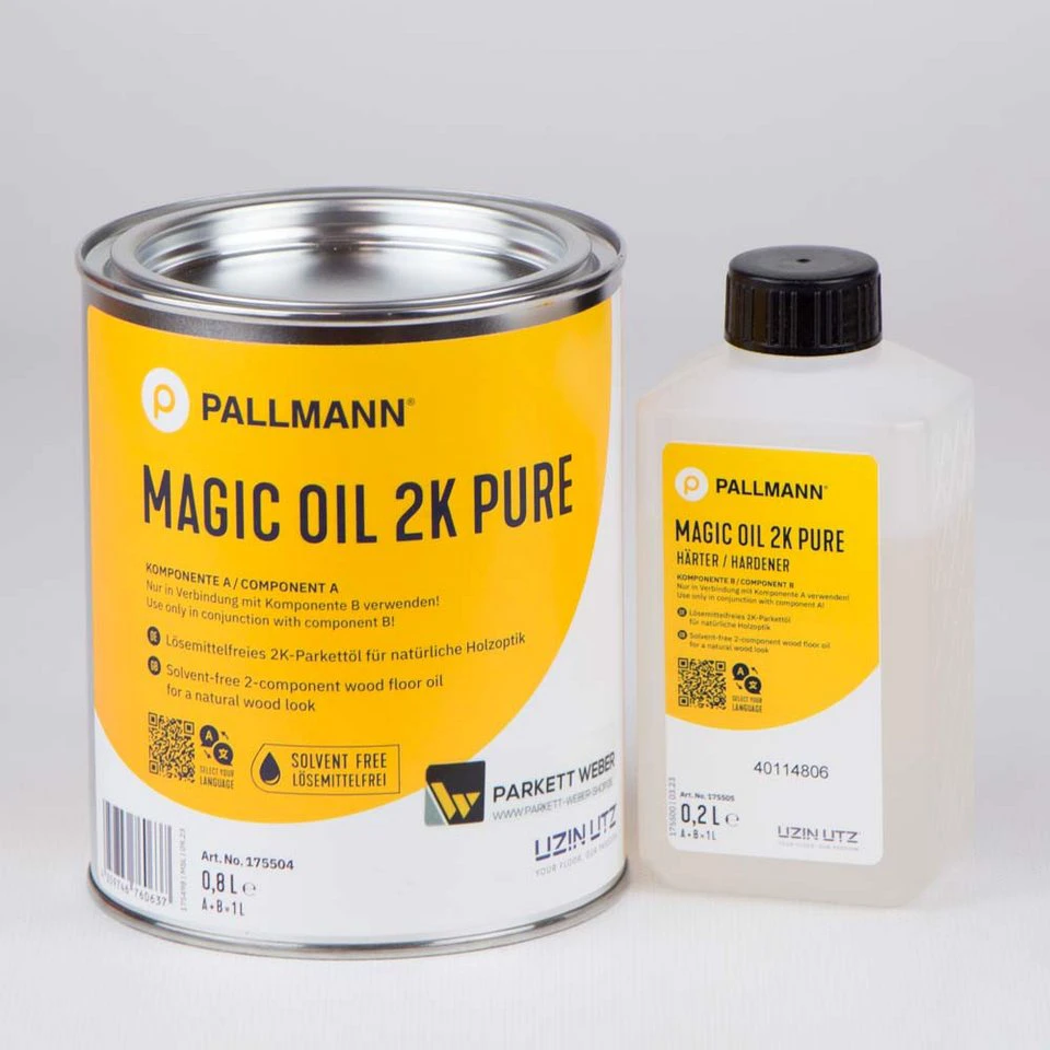 Pallmann Magic Oil 2K PURE Parkettöl Rohholzoptik 1 Liter
