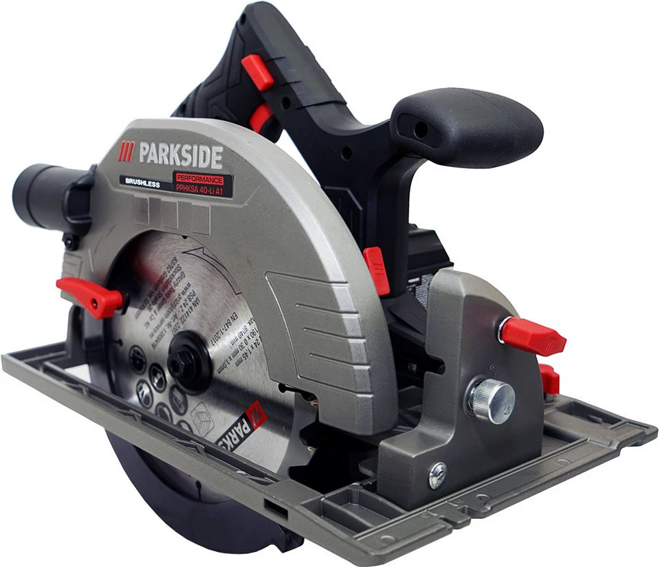 PARKSIDE PERFORMANCE® Akku-Handkreissäge PPHKSA 40 40V bürstenlos ohne Akkus Transportkoffer
