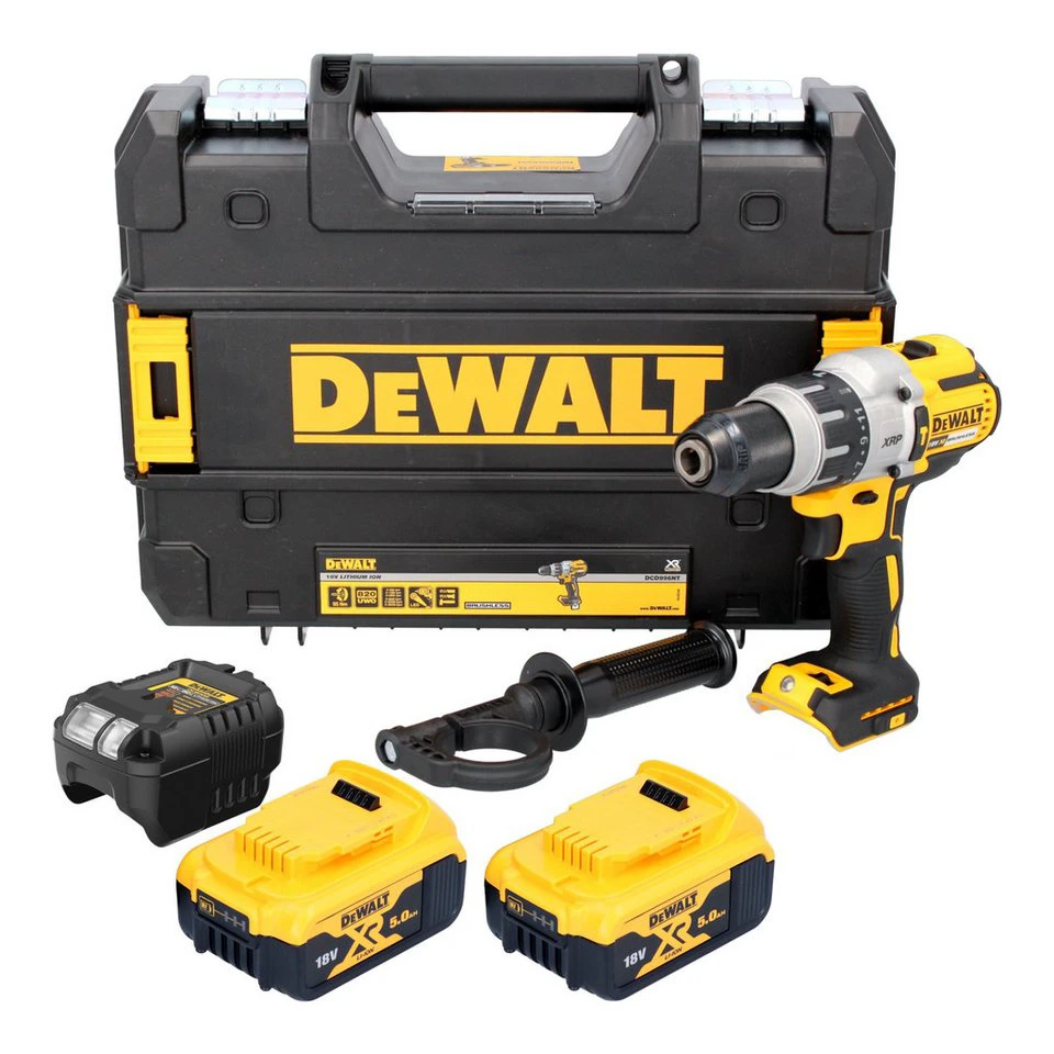 DeWalt DCD 996 Akku Schlagbohrschrauber 18 V 95 Nm Brushless 2x 5,0 Ah Ladegerät TSTAK