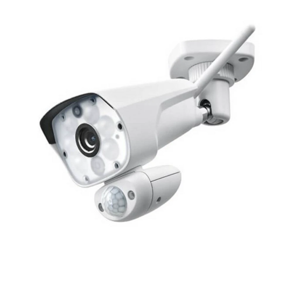 Indexa Überwachungskamera AC92 4MP WLAN 2,4 5 GHz IP65 mit PIR und 64GB Speicher