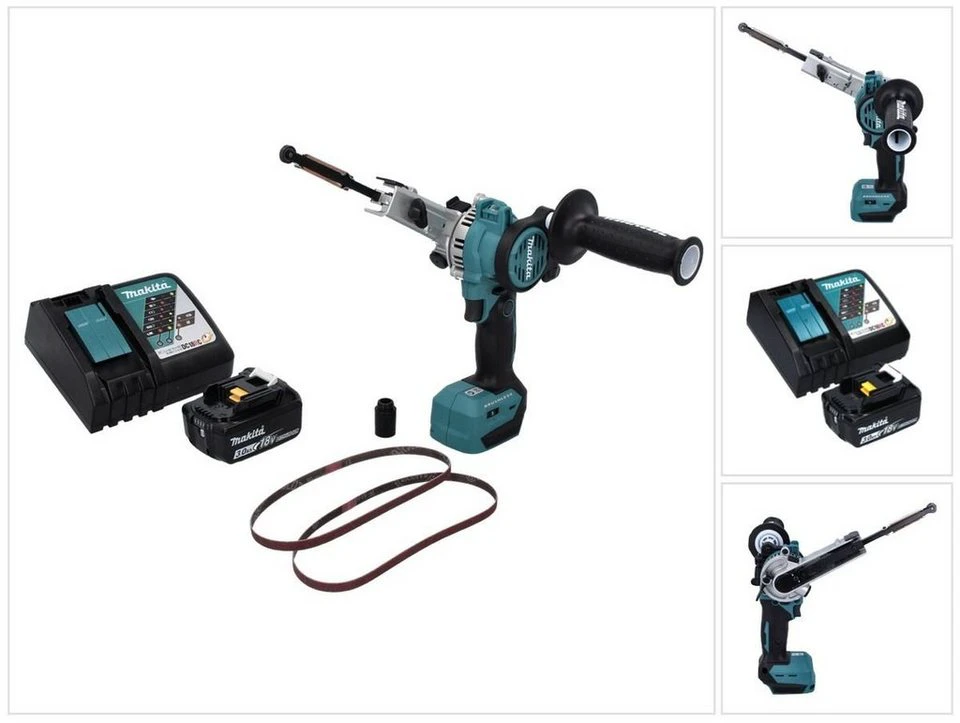 Makita DBS 180 Akku Bandfeile 18 V 9 x 533 mm Brushless mit 3,0 Ah
