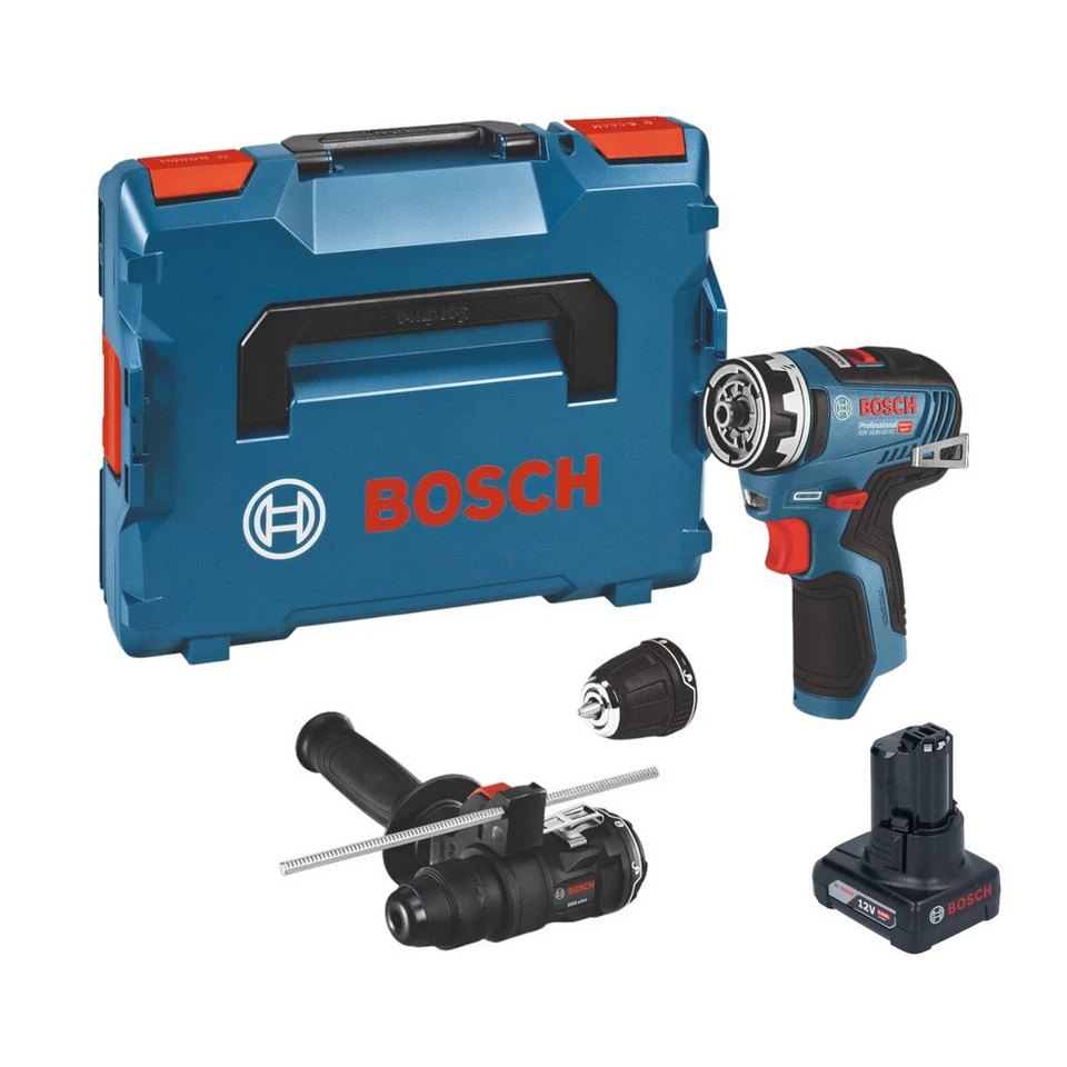 Bosch Professional GSR 12V-35 FC Akku Bohrschrauber 12 V 35 Nm 6,0 Ah L-Boxx