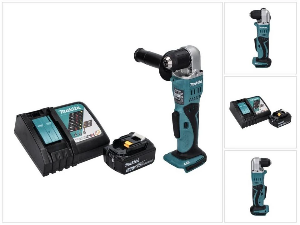 Makita DDA 351 Akku-Winkelbohrmaschine 18 V 13,5 Nm 6,0 Ah