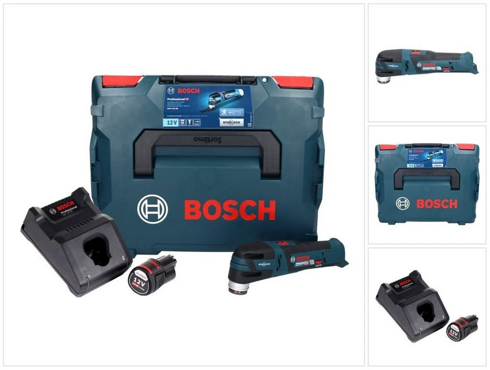 Bosch Professional GOP 12V-28 Professional Multifunktionswerkzeug 12 V Brushless mit 3,0 Ah Akku