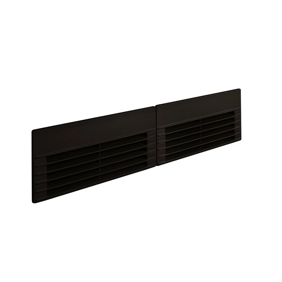 Berbel Luftaustrittsgitter-Set 1100070 schwarz für Kochfeldabzug Downline