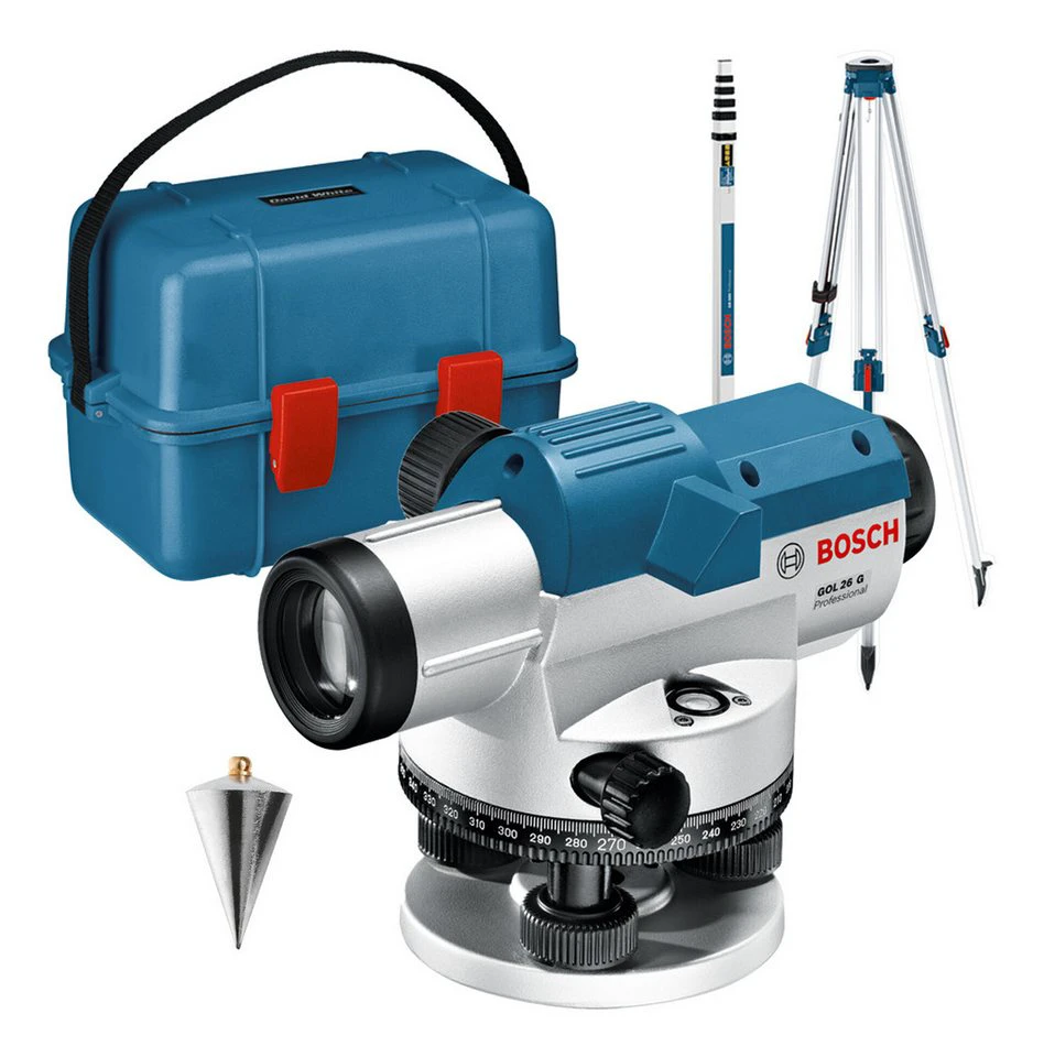 BOSCH Nivelliergerät GOL 26 G optisch im Koffer