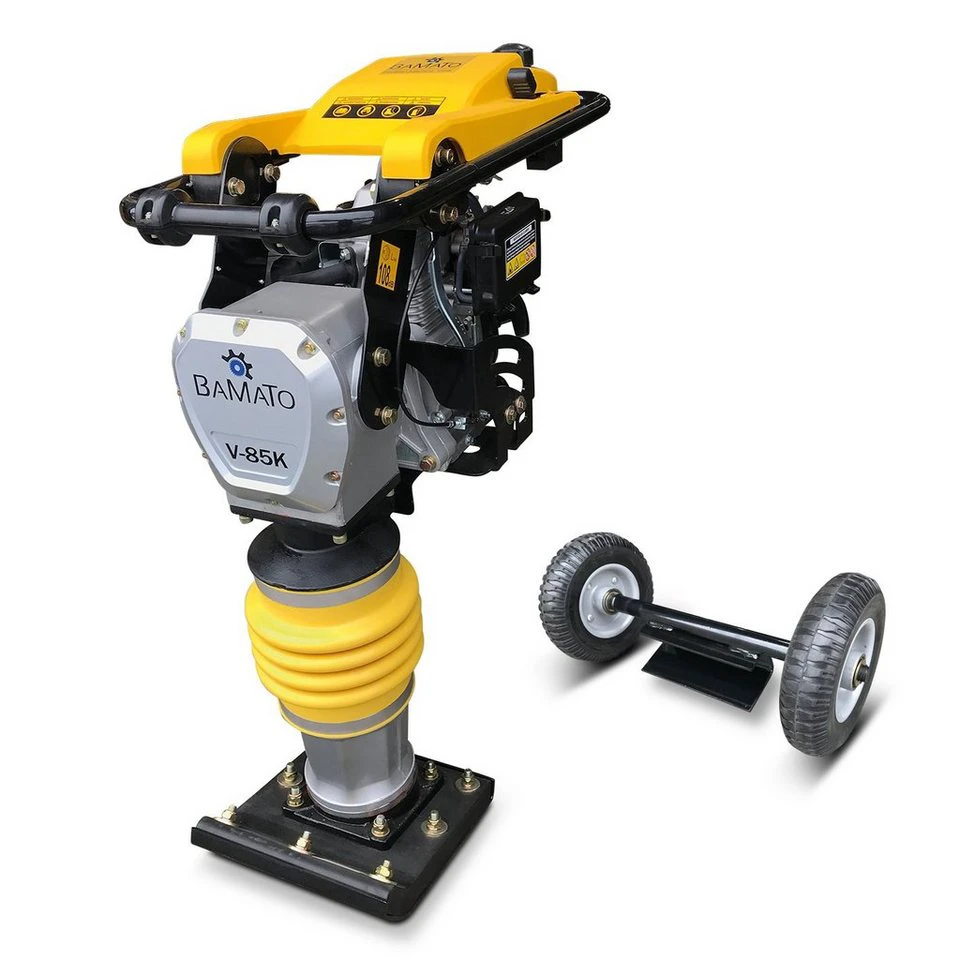 BAMATO Vibrationsstampfer V-85K 2-tlg. inklusive Fahrwerk