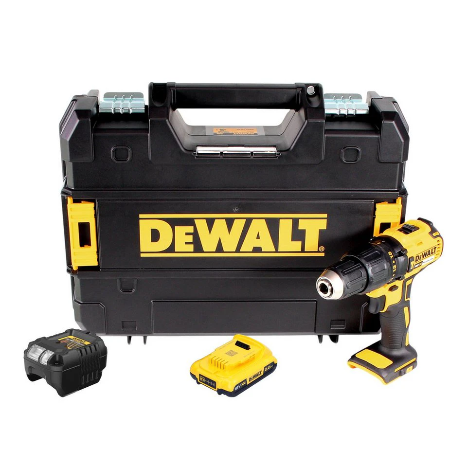 DeWalt Akku-Schlagbohrschrauber DCD778 D1T 18 V 65 Nm 1 Akku 2 Ah Ladegerät TSTAK