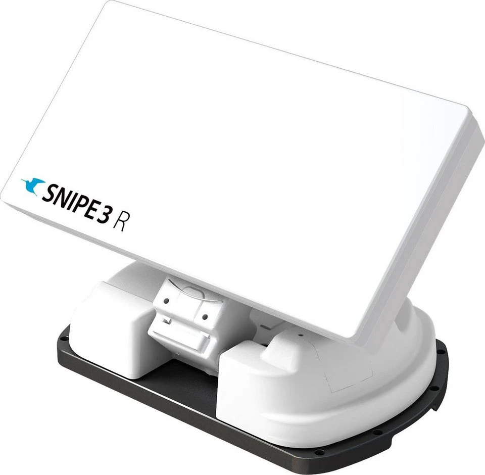 Selfsat Snipe 3 R Single mit Fernbedienung Vollautomatische Satellitenantenne Camping