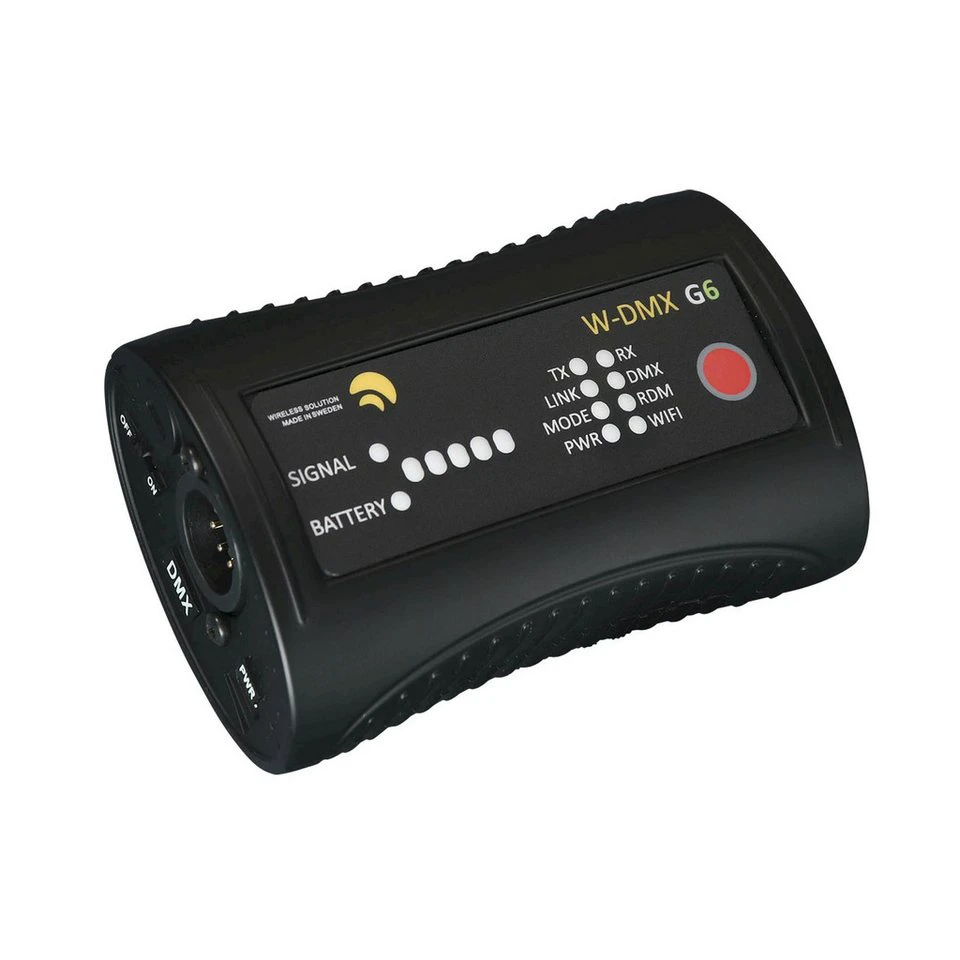 Wireless Solution MicroBox G6 F-1 Transceiver W-DMX DMX RDM Bluetooth