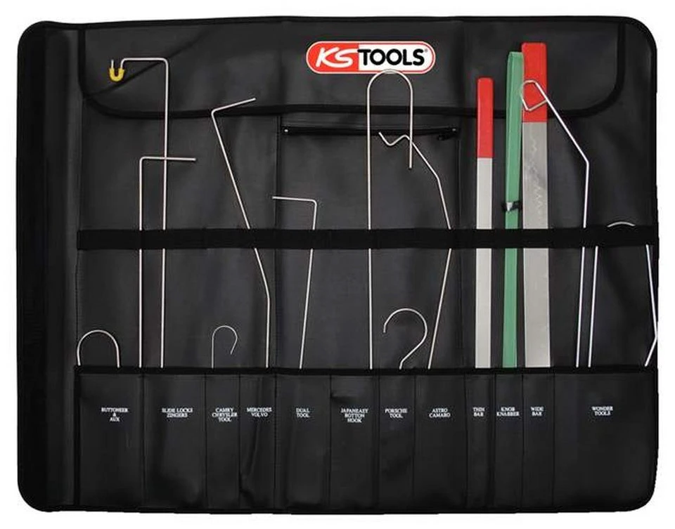 KS Tools Türöffner 150.1630 KFZ Türöffner-Satz 16-tlg.