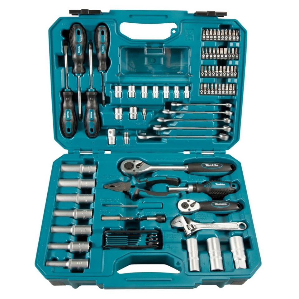 Makita E-08458 Handwerkzeug Set 87 Stk. Kunststoff Werkzeugkasten