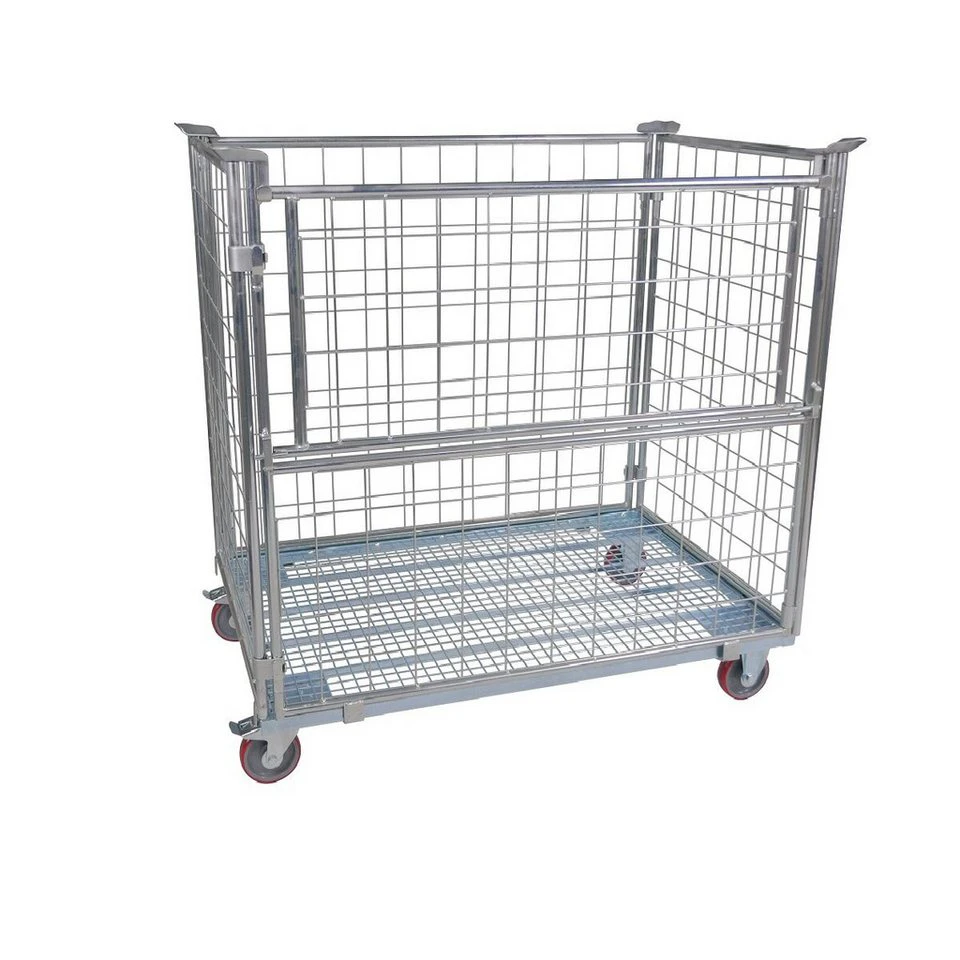 OSWALD Transportgeräte Gitteraufsatzrahmen RW20017 verzinkt 800 x 1.200 x 1.385 mm 500 kg