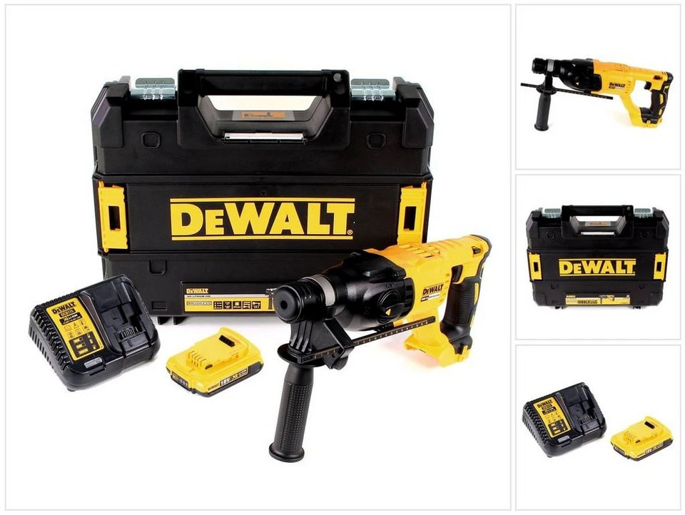 DeWalt Akku-Kombihammer DCH 133 D1 18V 2,6J SDS-plus Brushless 1x Akku 2,0