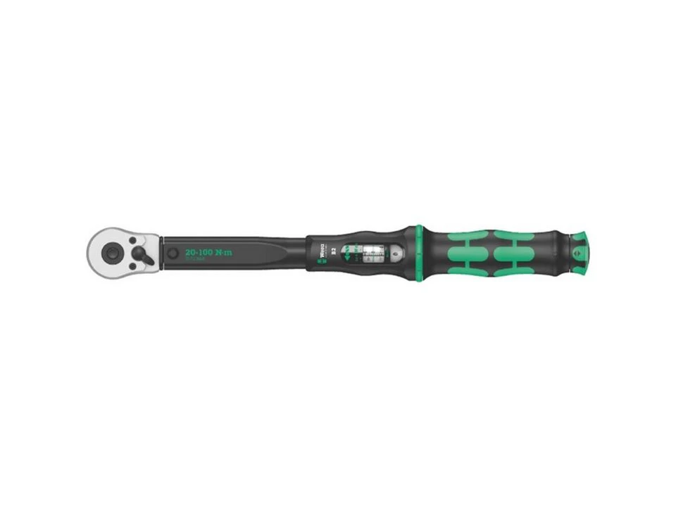 Wera Click-Torque B 2 Drehmomentschlüssel 20-100 Nm Umschaltknarre 45 Zähne