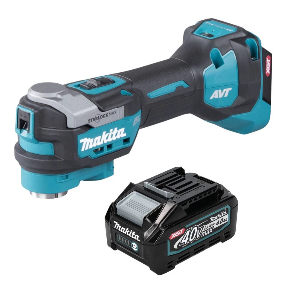 Makita Akku-Multifunktionswerkzeug TM 001 GM1 40 V max. Starlock Max Brushless 1x Akku 4,0 Ah