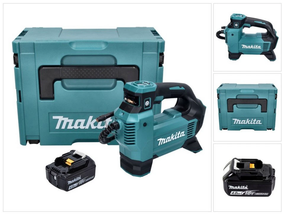 Makita Akku-Handkompressor DMP 181 18 V 11,1 bar 4,0 Ah Makpac