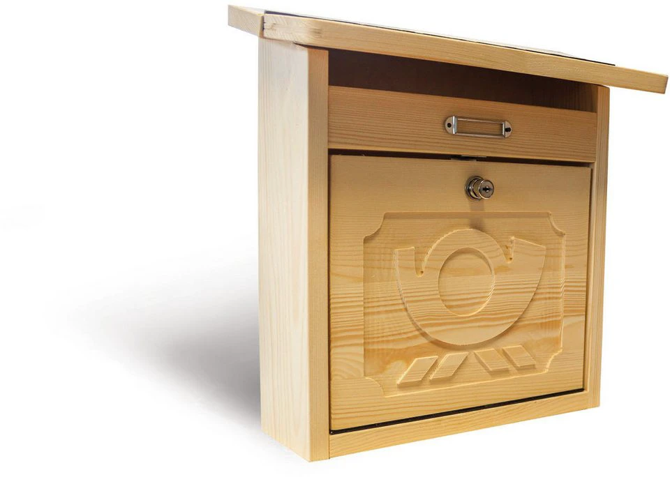 Holzwaren Wasmer Briefkasten Alztaler ohne Zeitungsrolle