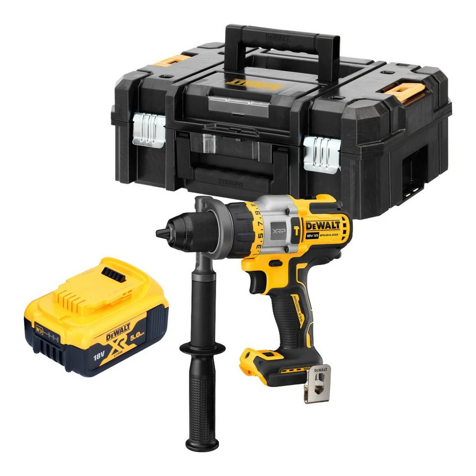 DeWalt Schlagbohrmaschine DCD 999 NT 18 V 95 Nm Brushless 5,0 Ah TSTAK ohne Lader