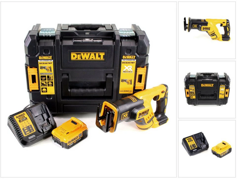DeWalt DCS 367 M1 Akku Säbelsäge 18V Brushless mit 4,0 Ah Akku