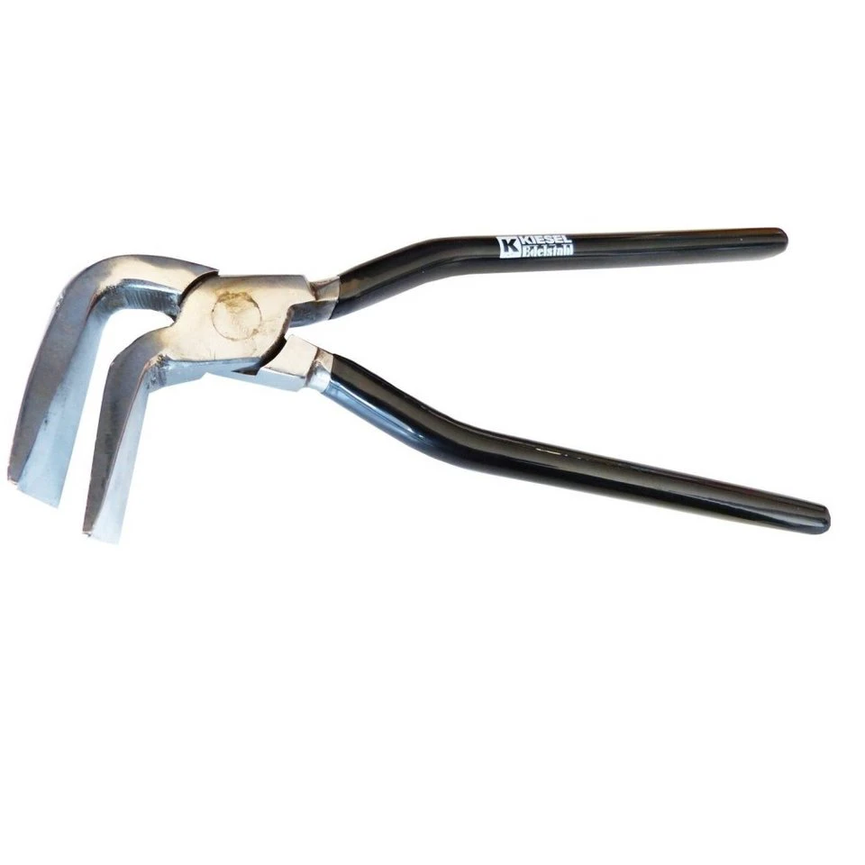 Kiesel Werkzeuge Flachzange VA Falzzange 90 Grad 280 mm lang 60 mm breit