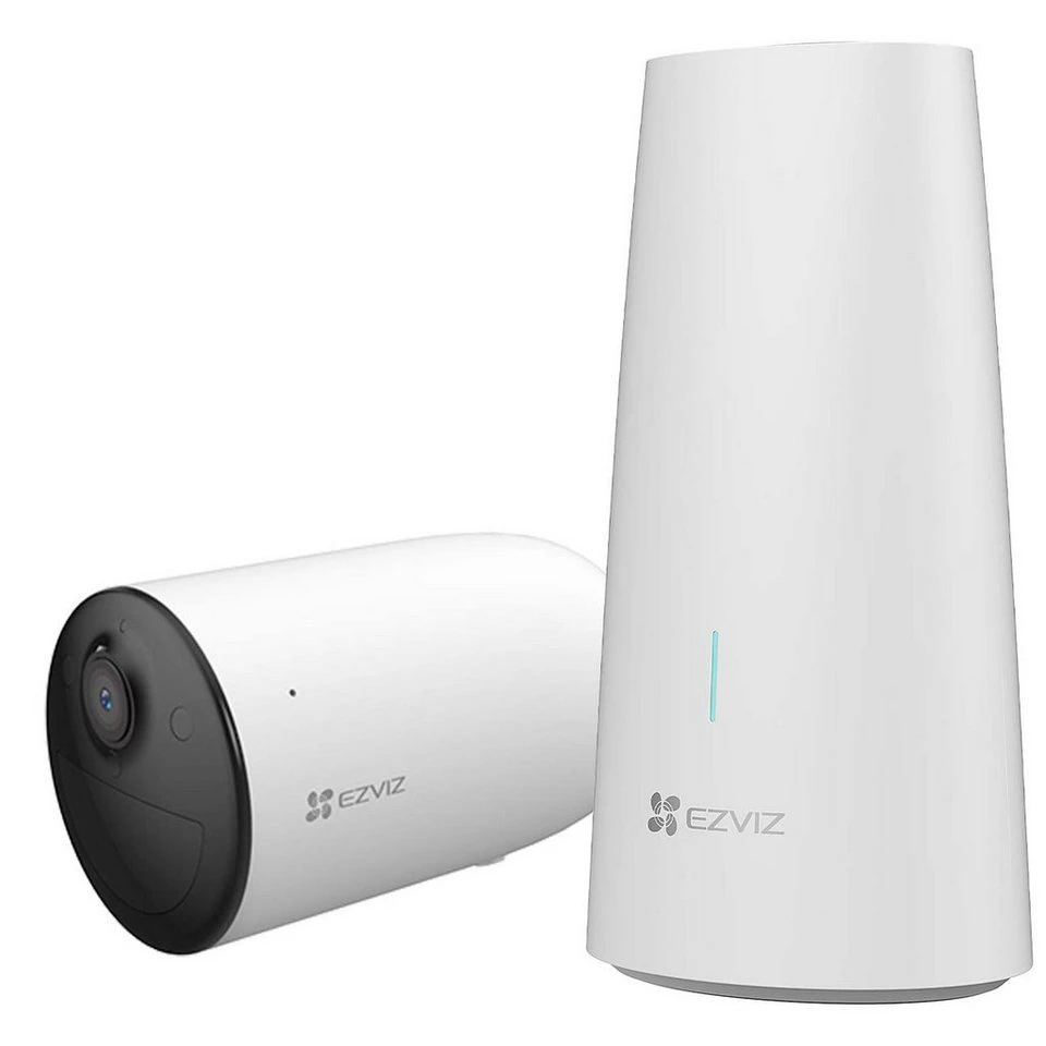 EZVIZ Überwachungskamera HB3 2K WLAN Akku Außenbereich Innenbereich Basisstation