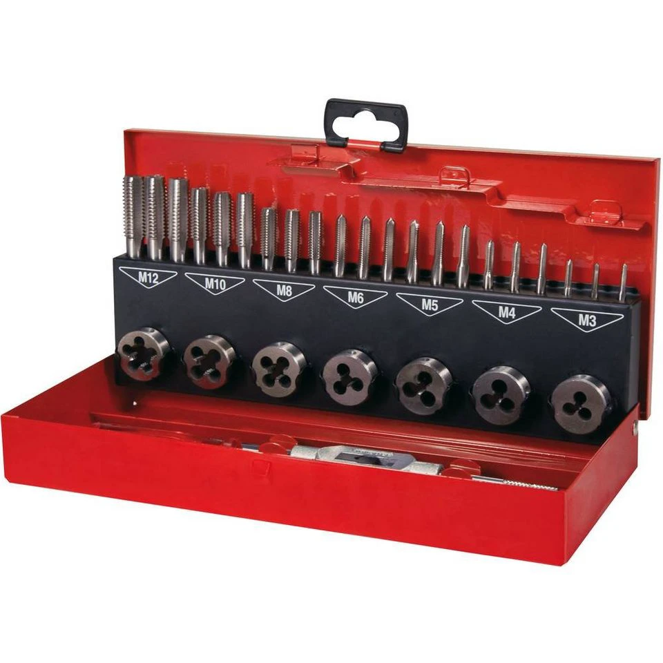 Ruko Maschinengewindebohrer-Set 245010 31-teilig HSS M 3–M 12