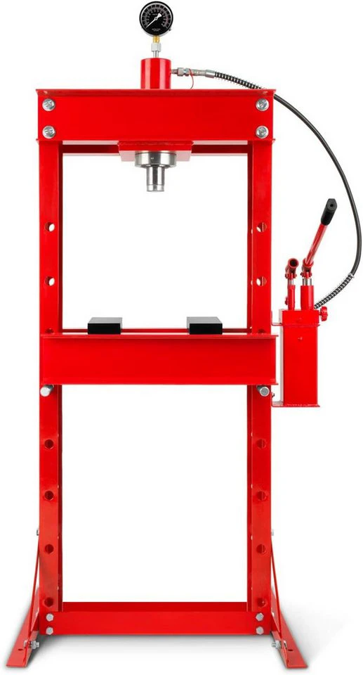 EBERTH Werkstattpresse 30T hydraulisch mit Manometer 8-fach verstellbar 1045 mm