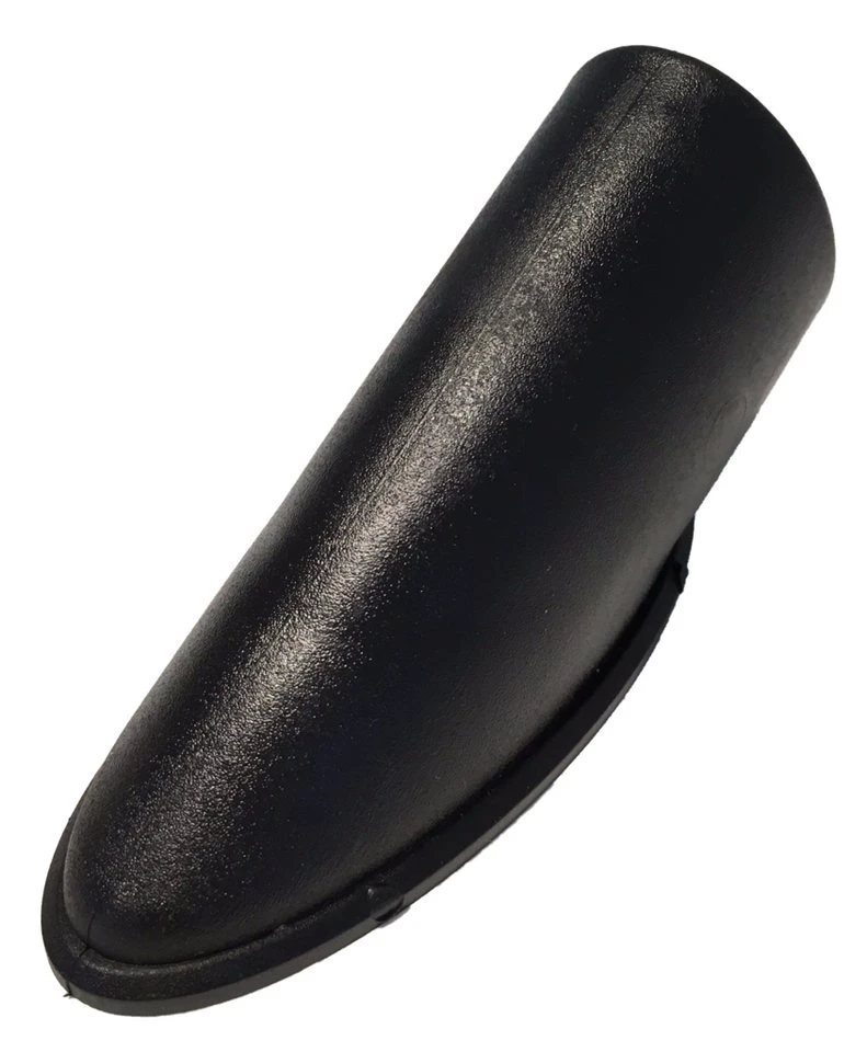 MWH Abdeckkappe Tischfußkappe 38 x 25 mm oval schwarz mit Höhenversteller