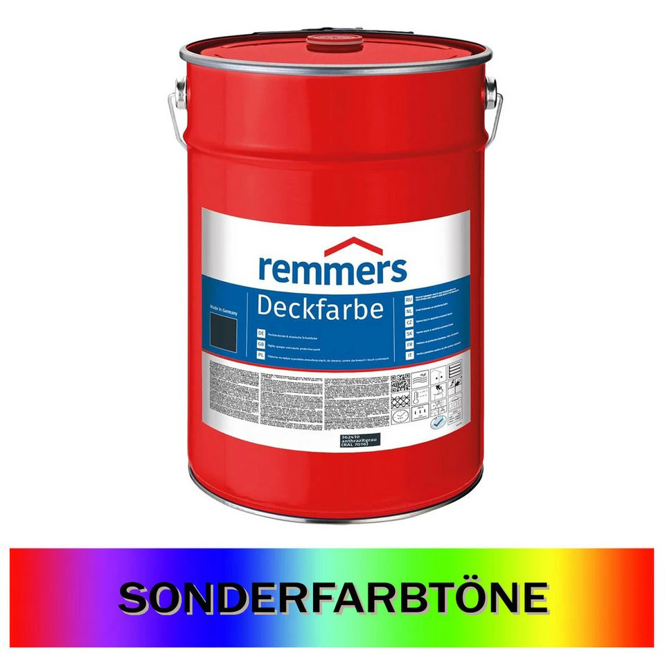 Remmers Deckfarbe Wetterschutzfarbe 10 LTR SONDERTON