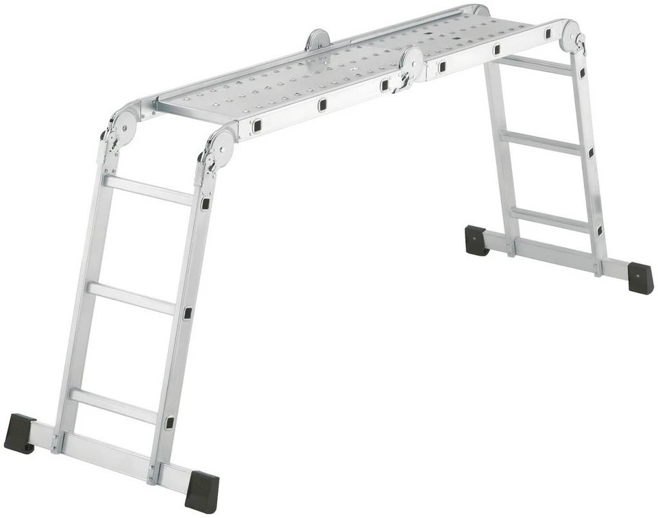 Hailo Gelenkleiter M60 Aluminium-Universalleiter 4x3 Sprossen