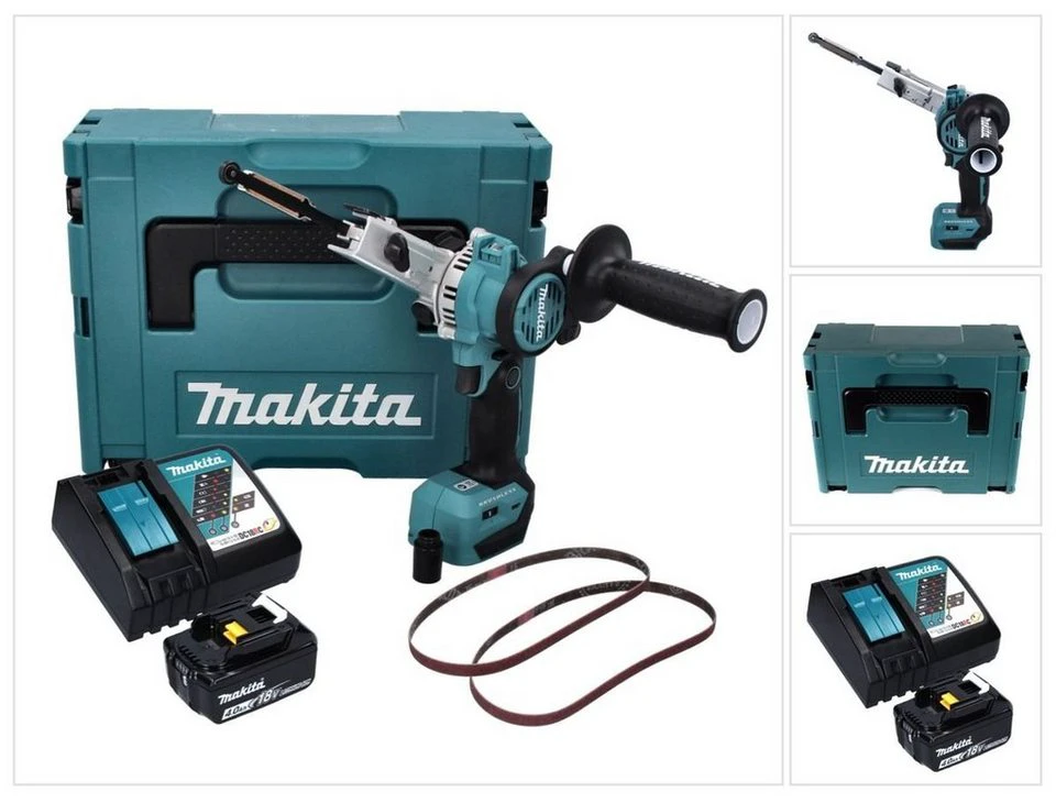 Makita DBS 180 Akku Bandfeile RM1J 18 V 9 x 533 mm Brushless 4,0 Ah