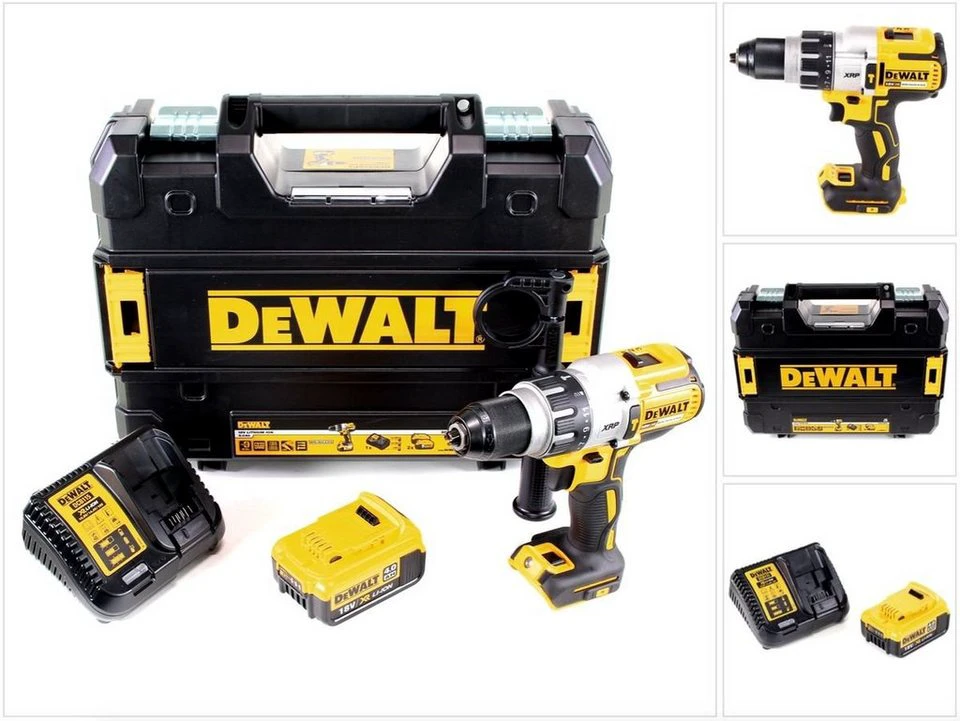 DeWalt DCD 996 Akku Schlagbohrschrauber 18 V 95 Nm Brushless mit 4,0 Ah Akku