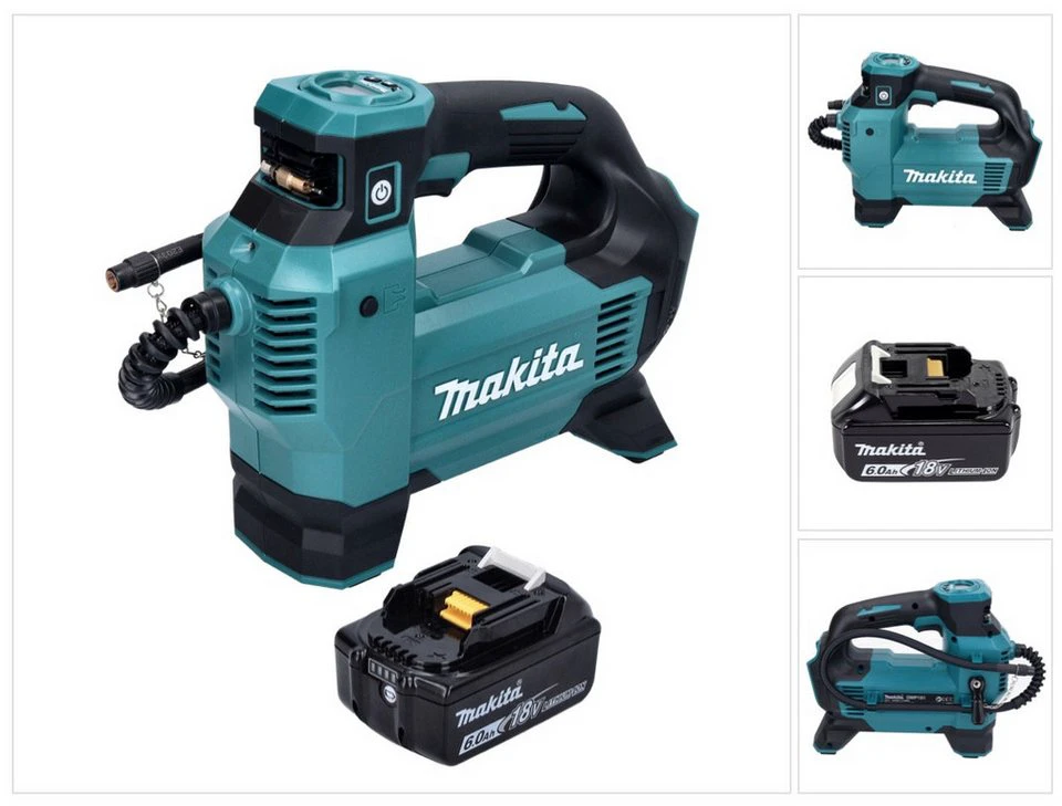 Makita Akku-Kompressor DMP 181 Z 18 V 11,1 bar 6,0 Ah ohne Ladegerät