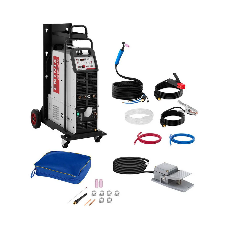 Welbach Elektroschweißgerät ENTRIX 315AW WIG AC/DC 315 A Puls 400 V Wasserkühlung