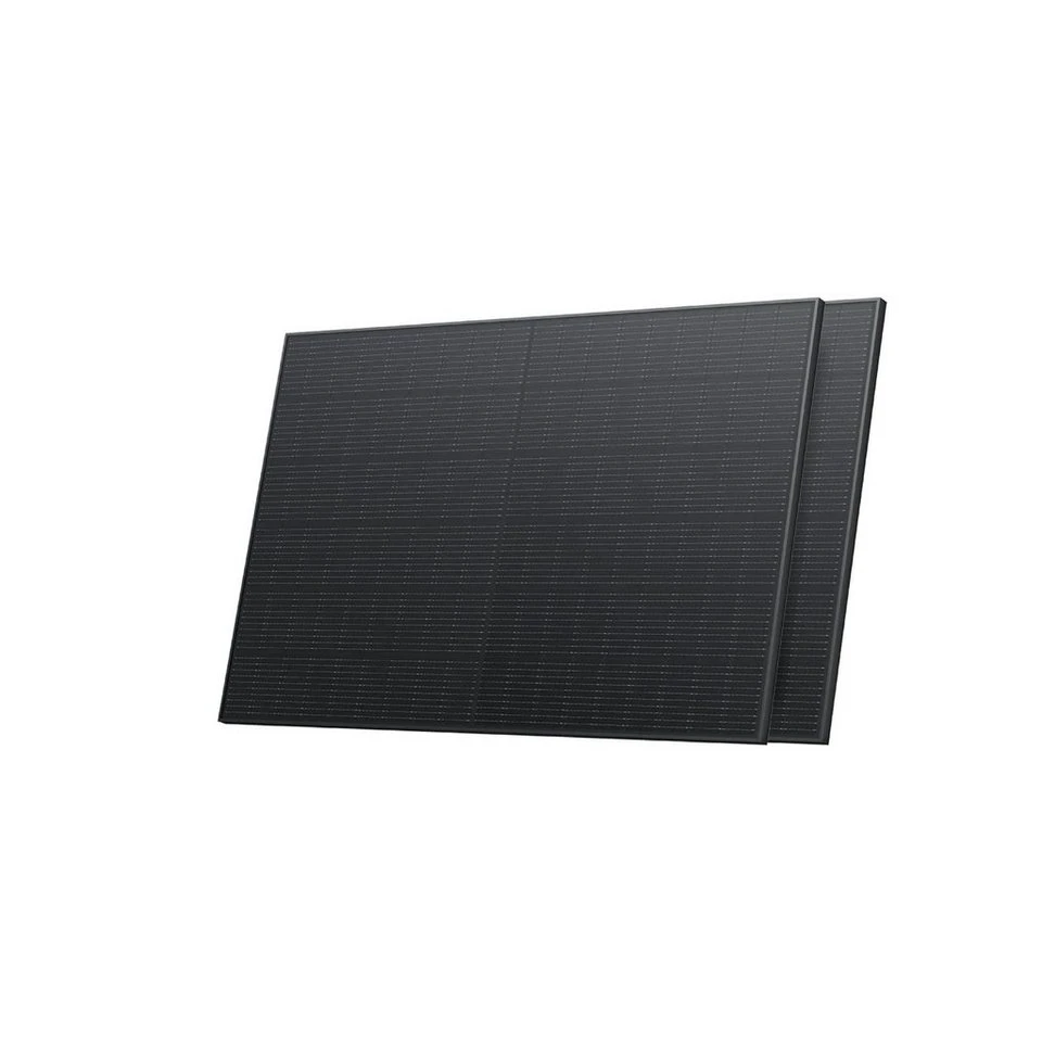EcoFlow Solarmodul 400W starres Solarpanel 2er Set monokristallin