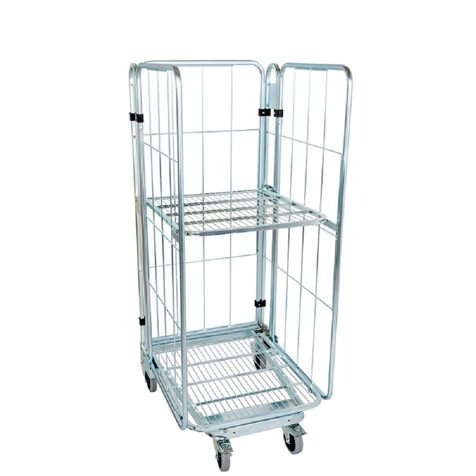 OSWALD Transportgeräte Rollbehälter Medium nestbar 725 x 820 x 1.660 mm 1 Zwischenboden 500 kg