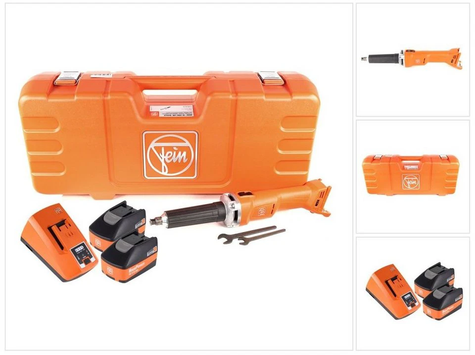 Fein AGSZ 18-280 LBL Akku-Geradschleifer Brushless 18V Set im Koffer
