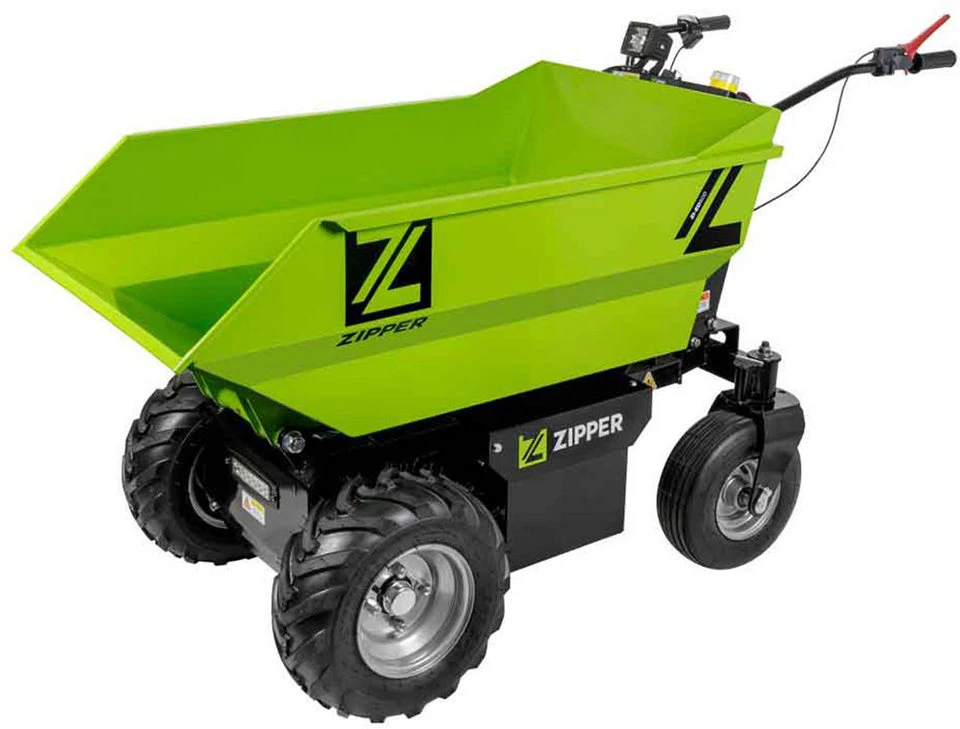 ZIPPER Dumper Elektro-Rad-Dumper ZI-ED500 500 kg Nutzlast hydraulische Kippmulde