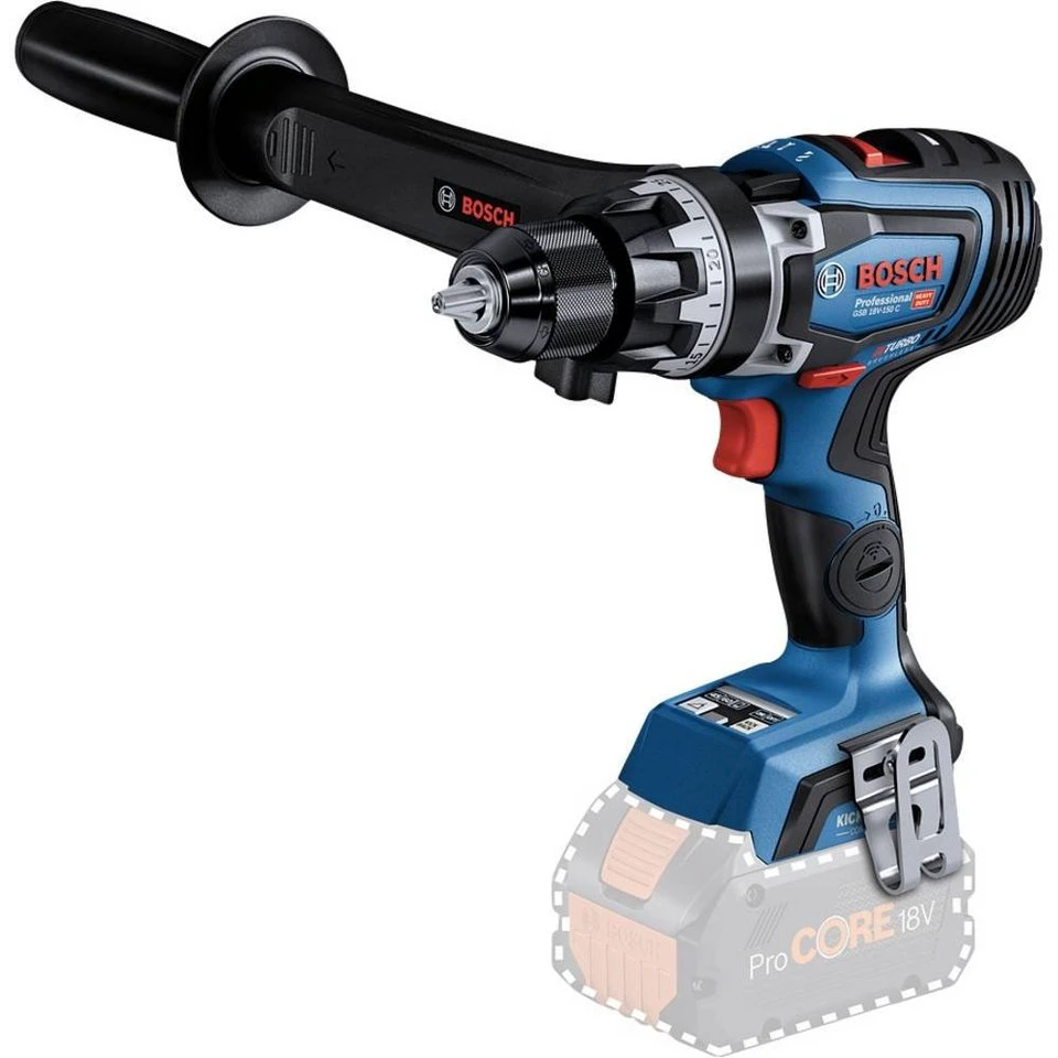 BOSCH GSR 18V-150 C Professional BITURBO Akku-Schlagbohrschrauber blau