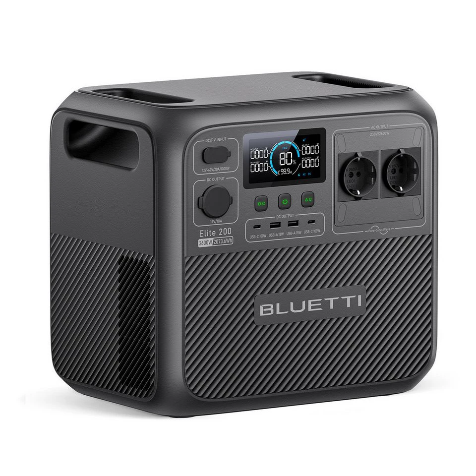 BLUETTI Elite 200 V2 Power Station 2.073,6 Wh 2600 W LiFePO₄