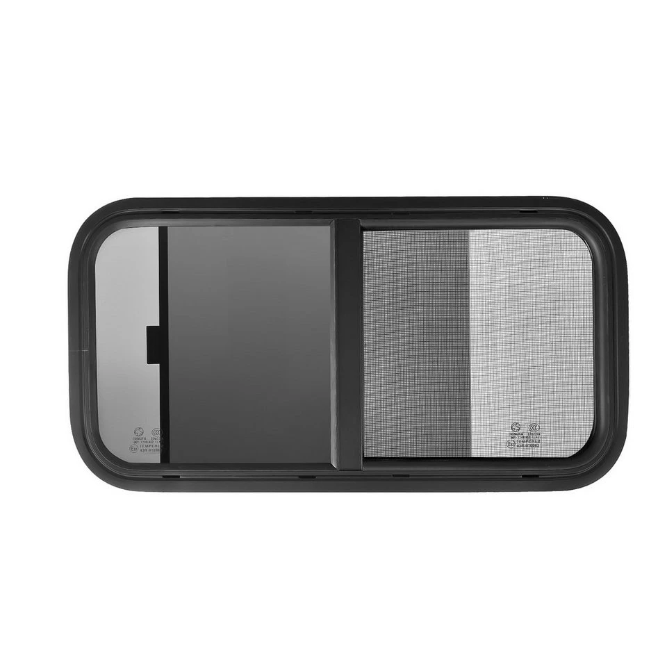 Vellora RV-Campingbus Fenster Schiebefenster gefrorenes Glas Aluminiumlegierung Insektenschutz