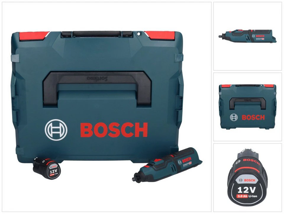 Bosch GRO 12V-35 Professional Akku Rotationswerkzeug 12 V mit 3,0 Ah Akku