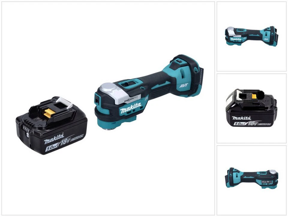 Makita Akku-Multifunktionswerkzeug DTM 52 18 V Starlock Max Brushless