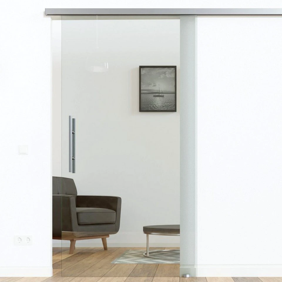 AMOD Glasschiebetür C-GE420 SlimLine Komplett Set 8 mm Einscheibensicherheitsglas