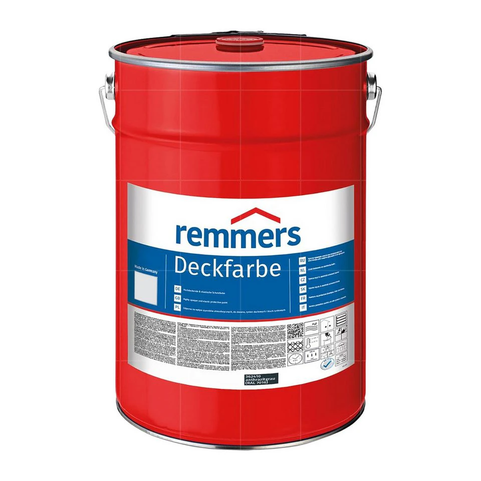 Remmers Deckfarbe Wetterschutzfarbe 20 L Weiß RAL 9016